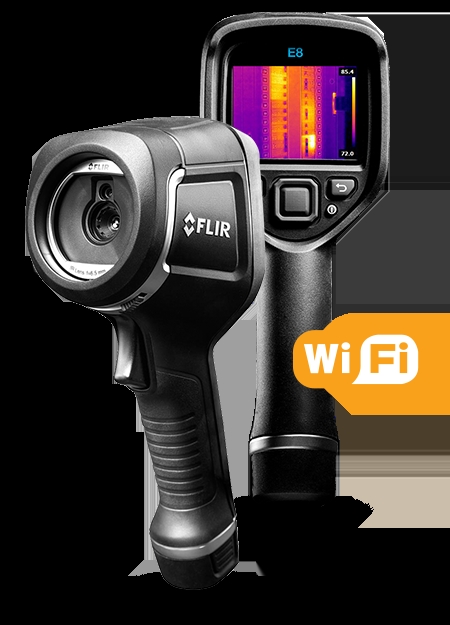 FLIR E8-XT 采用MSX?技術(shù)且具有Wi-Fi功能的紅外熱像儀